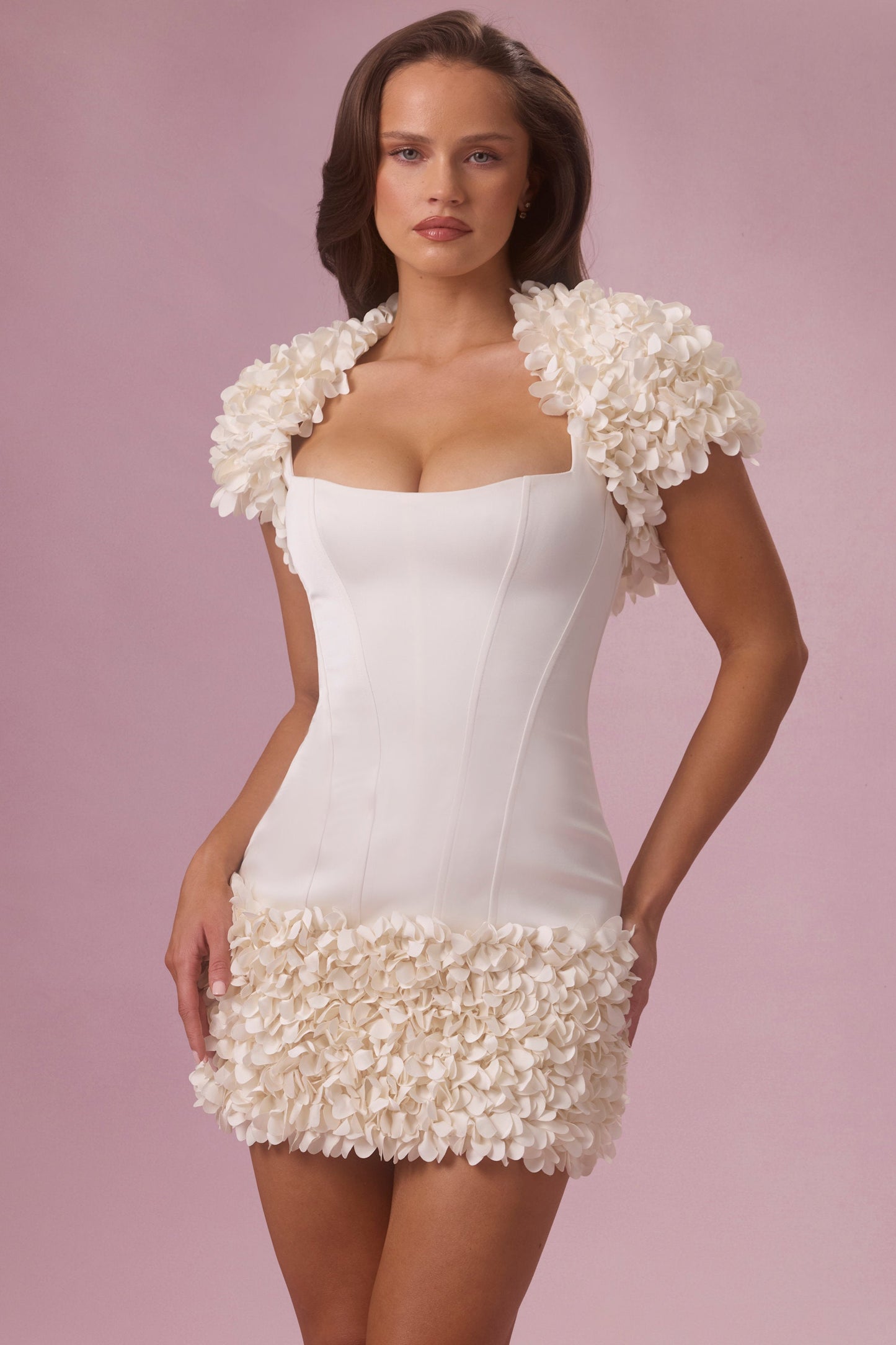 Cropped Bolero in Ivory