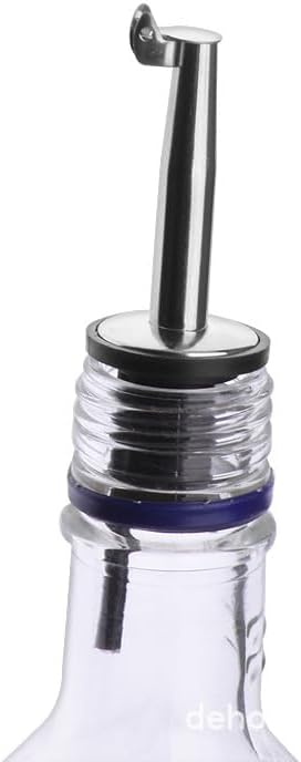 6 Pack Oil Pourers With Flip Top, Olive Oil Dispenser, Liquor Bottle Pourer Spouts, Speed Pour for 3/4" Bottle Mouth