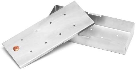 Outset Grill Wood Chip Smoking Box, Stainless Steel