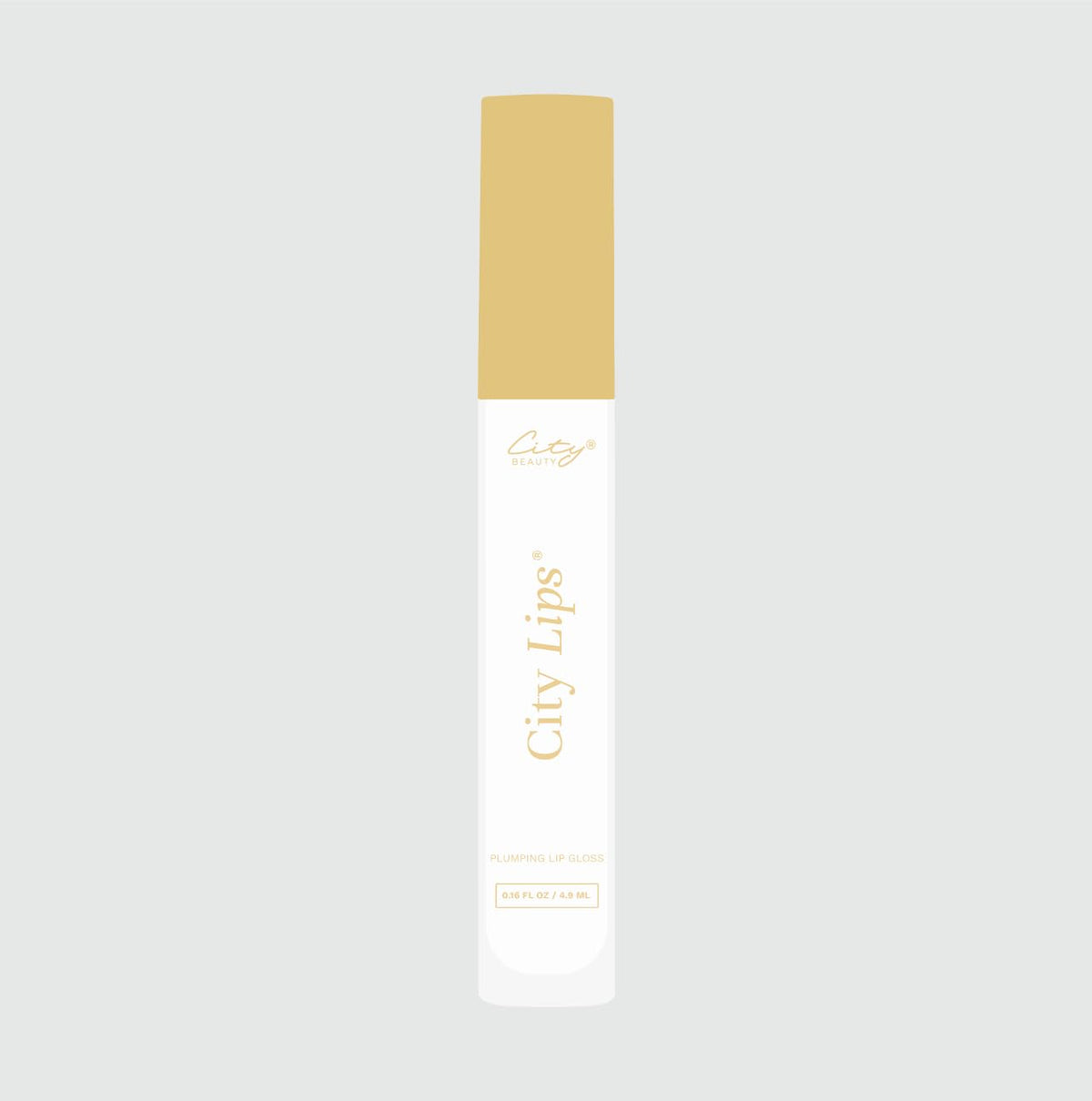 City Beauty City Lips Clear - Plumping Lip Gloss - Hydrate & Volumize - High Shine Lip Plumper - Hyaluronic Acid & Peptides Visibly Smooth Lip Wrinkles - Cruelty-Free (Clear, Pack of 1)