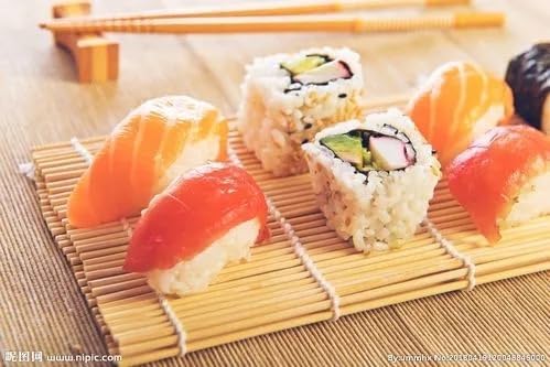 4 Pack Bamboo Sushi Rolling Mat, Sushi Roll Maker (9.5" x 9.6")