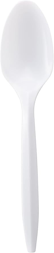 1000 Count Bulk Cutlery (Tea Spoons, White)