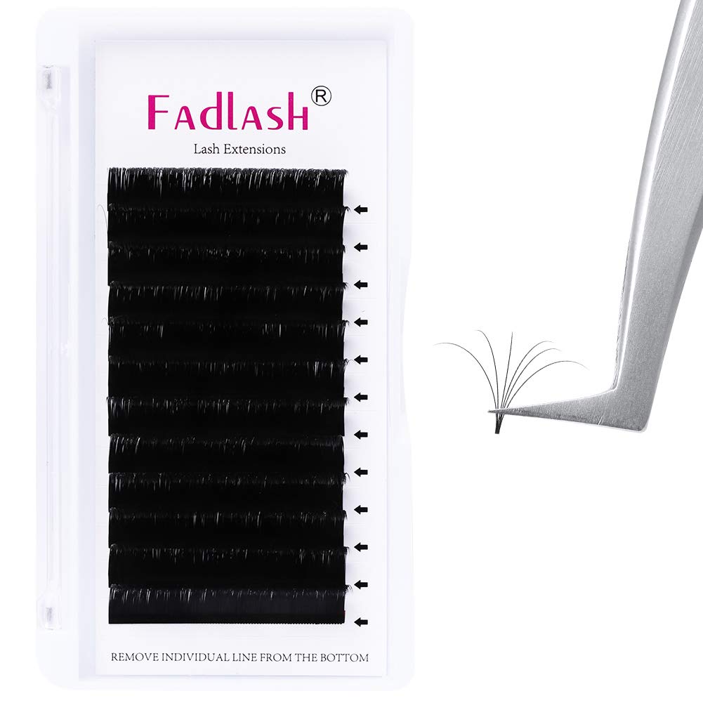 Easy Fan Lashes Fadlash Volume Eyelash Extensions 0.05 0.07Mm Self Fanning Lashes C D Dd Curl Rapid Blooming 5D 6D 10D Volume La
