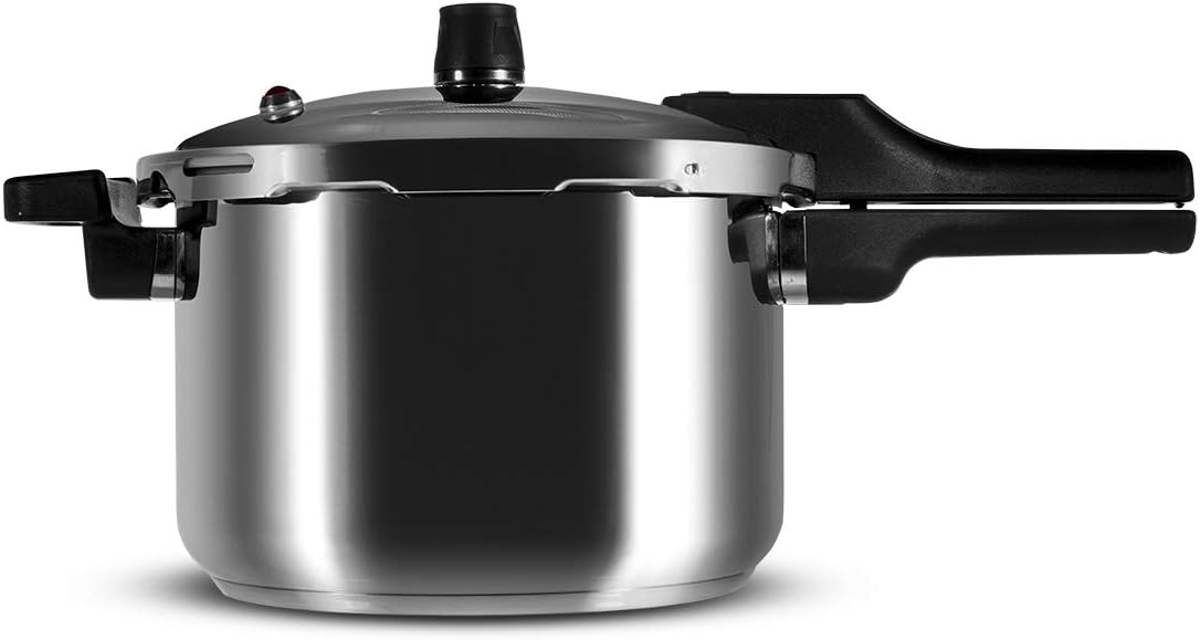 Barton 7.4Qt Pressure Canner w/Release Valve Stainless Steel Canning Cooker Pot Stove Top Instant Fast Cooking