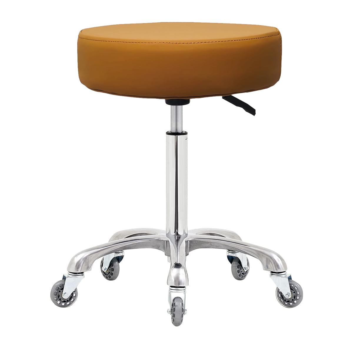 Ainilaily Rolling Stool With Wheels, Heavy Duty 400 Lbs Stool For Shop Guitar Lab Tattoo Workbench Medical, Adjustable Swivel St