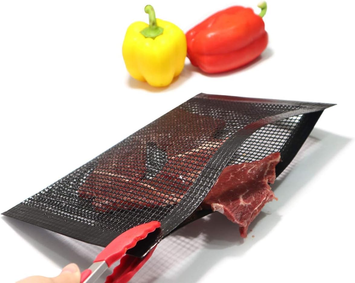 Bluedrop Large BBQ Mesh Bags Non Stick Toaster Baking Bags Barbecue Mat Outdoor Picnic Tool 30x40CM Pack of 2
