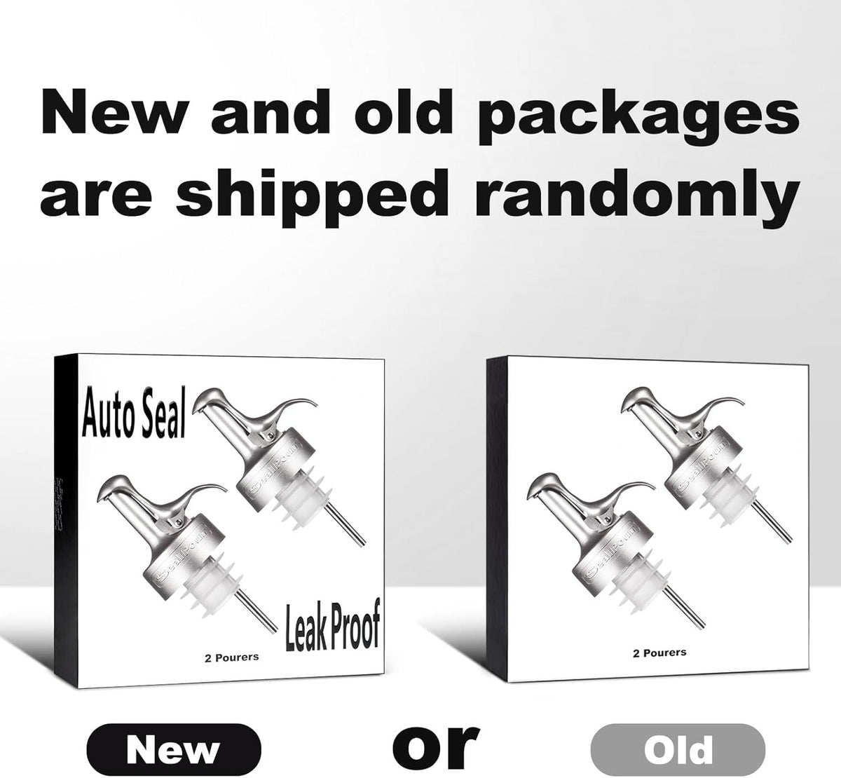 Oil Pour Spout, Olive Oil Spouts, Dispenser Pour Spouts for Bottles, Plastic-free, Leak Proof, Vinegar,Wine and Sauce for Kitchen and Bar Accessories-2PCS