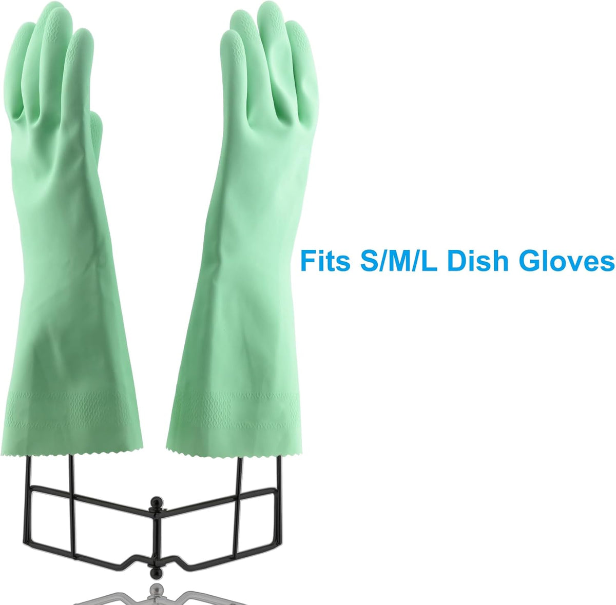 Kitchen Gloves Drying Rack, SUS 304 Stainless Steel Dish Gloves Holder