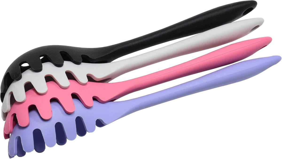 Chef Craft Premium Silicone Spaghetti/Pasta Fork, 11.5 inch, Black