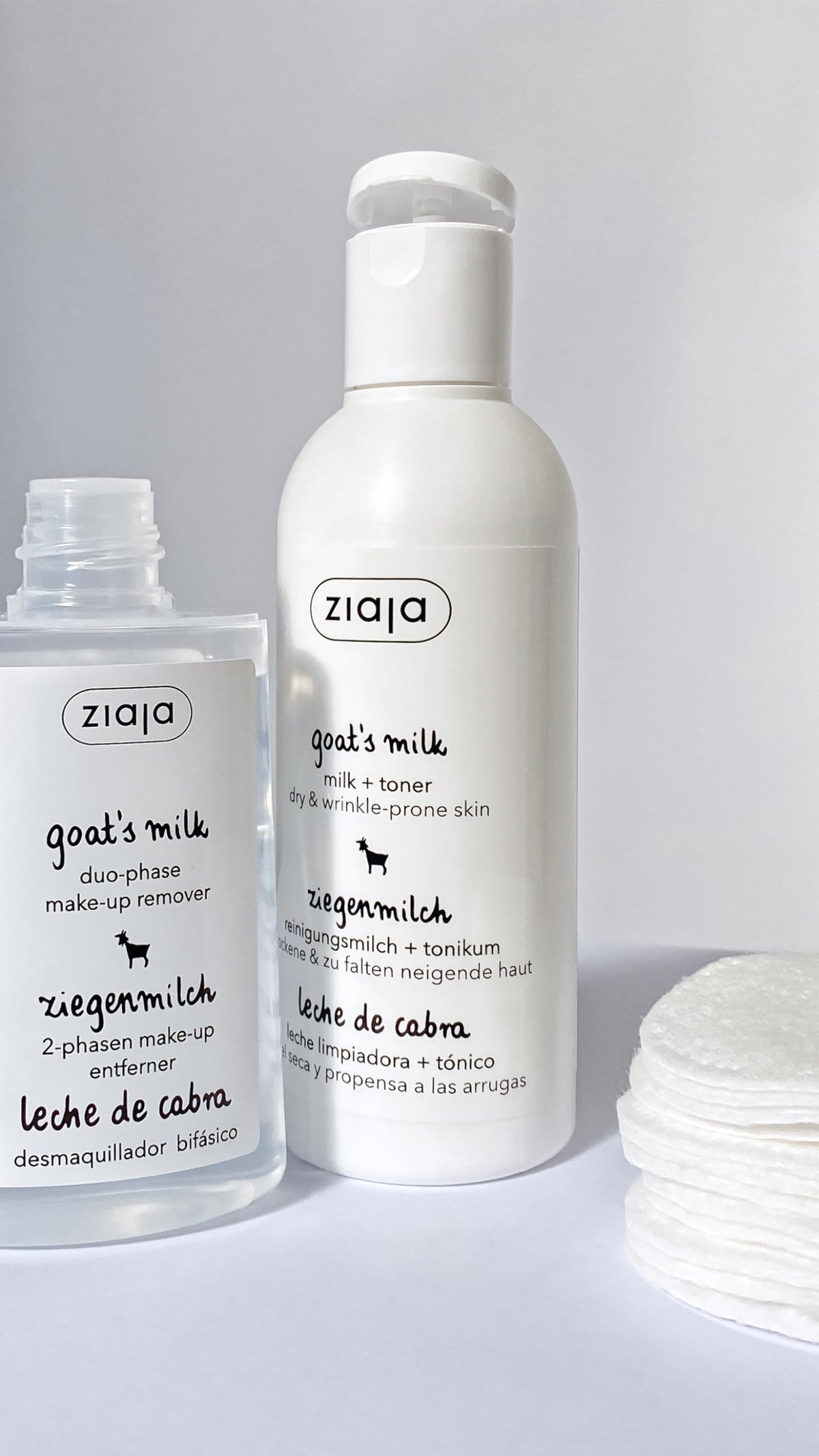 Ziaja Goat Milk Dual Phase Eye and Lip Makeup Remover 120 ml