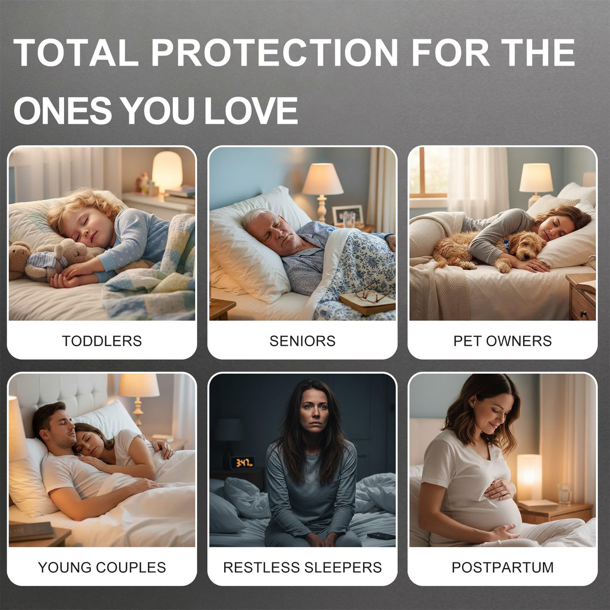 RestTwill Waterproof Mattress Protector King, Noiseless Mattress Pad