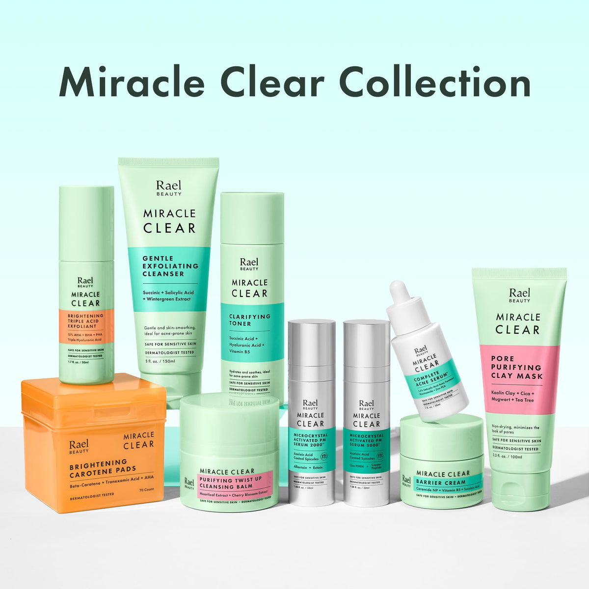 Rael Miracle Clear Facial Cleanser Face Wash (Cleansing Balm, 1.69 oz)