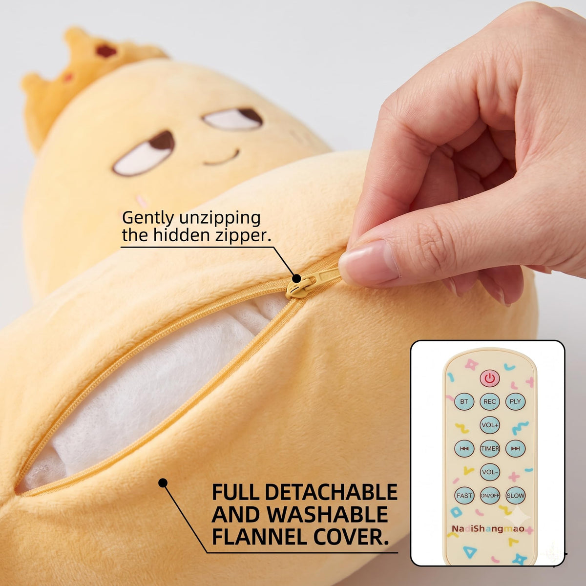 NadiShangmao Hugging Pillow (Mango, Large, Patting)