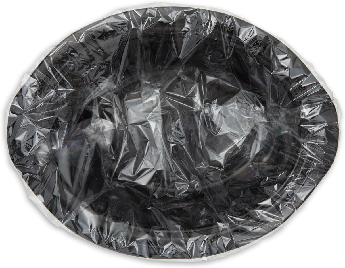 Okuna Outpost Slow Cooker Liners, Clear Plastic Cooking Bags for Oval or Round Pot, 3-8 QT, Easy Clean Up, Regular Size, Disposable (13x21 In, 100 Pack)