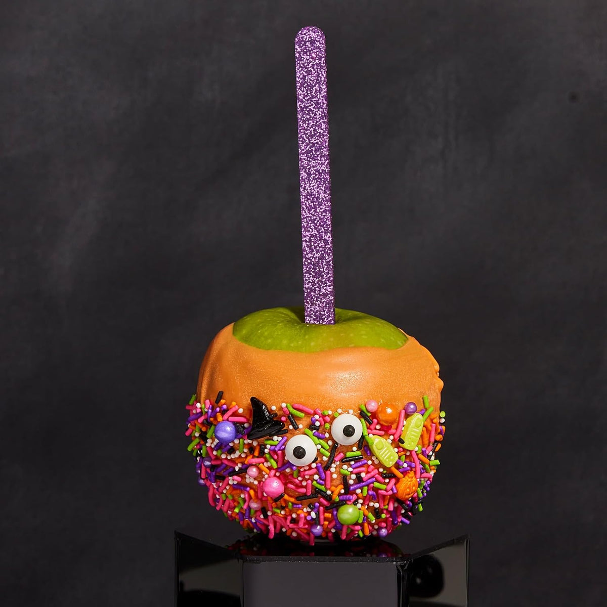Fancy Sprinkles Limited Edition Halloween Candied Apple Kit Decorating Kit For Dessert Decorating, Birthdays, Gifting & Halloween Celebrations with Sprinkles, Decorating Melts and Acrylic Sticks
