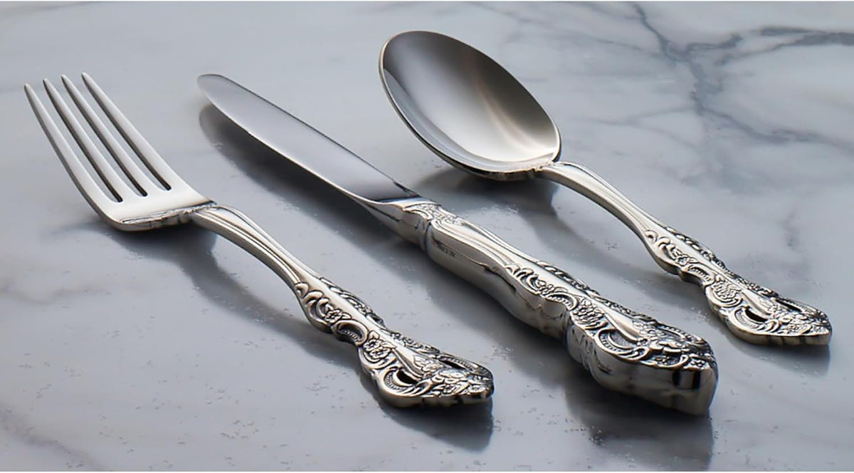 Oneida 2765004C Michelangelo Fine Flatware Dinner Spoons, Set Of 4