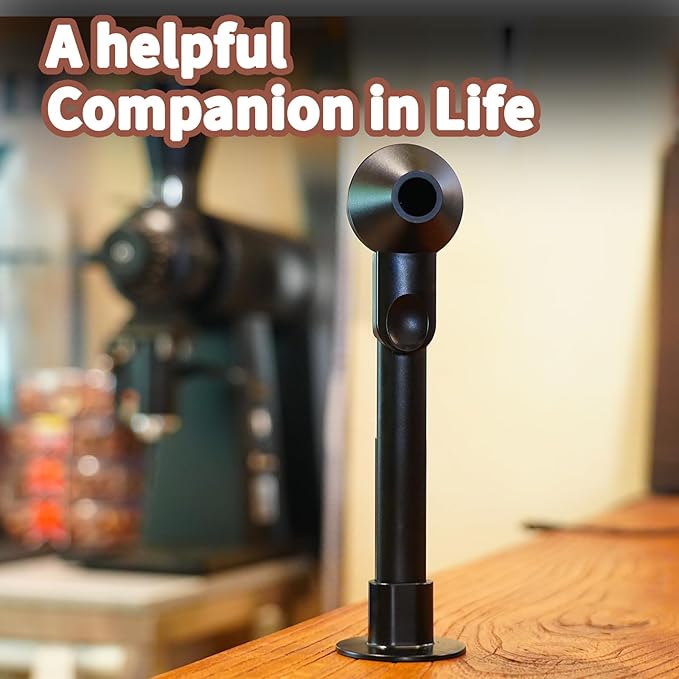 Coffee Scoop with Funnel for Ground Coffee, Protein Powder & Tea, for Reusable K Cup Refiller, 2TBSP Mess-Free, Funnel Design Prevents Spills (Black, 2-Pack)