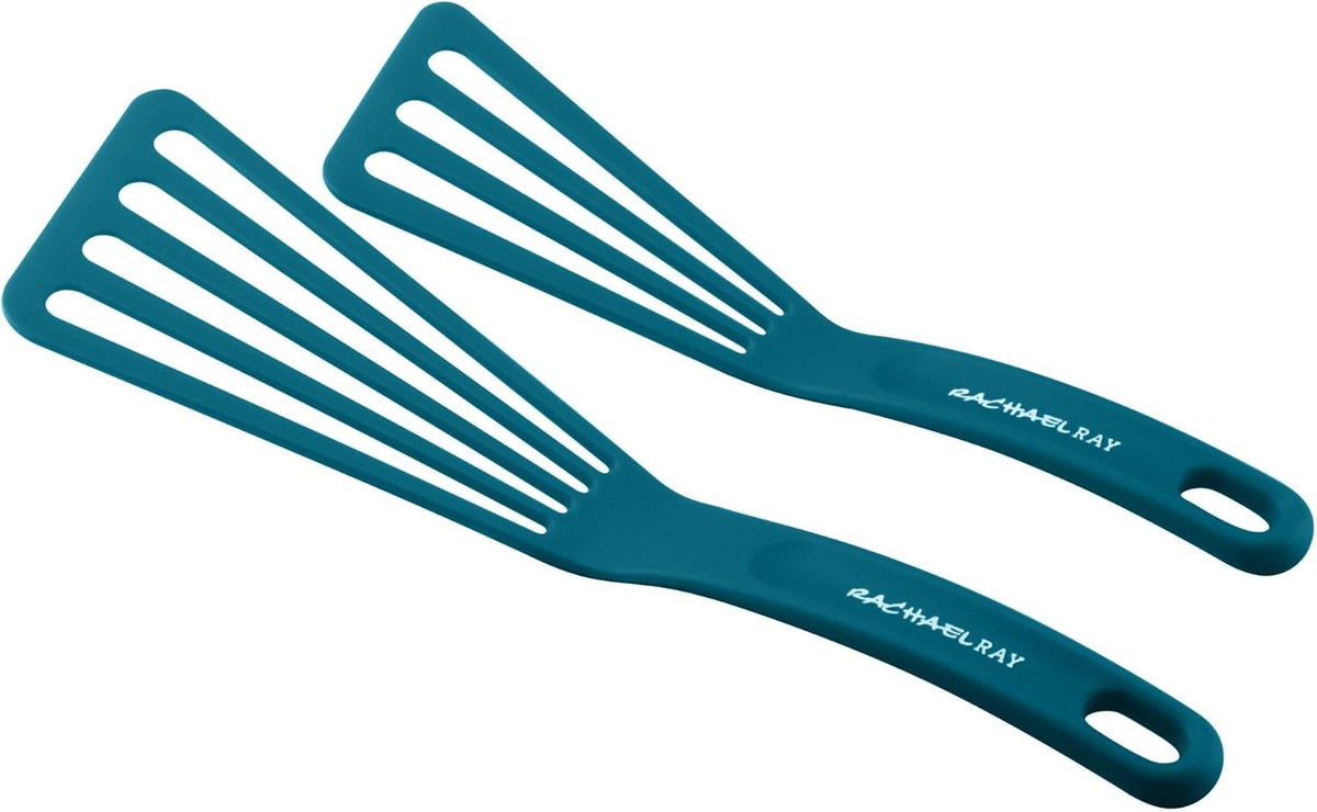 Rachael Ray Nylon Nonstick Tools Set, Marine Blue, 6-Piece, Tools and Gadgets