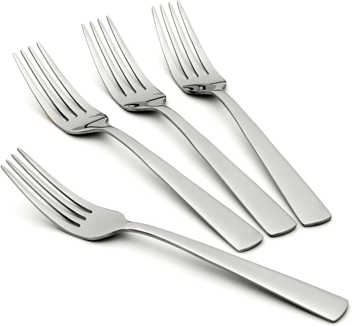 Oneida Everyday Nocha 4PK Salad Forks, Set of 4, Silver