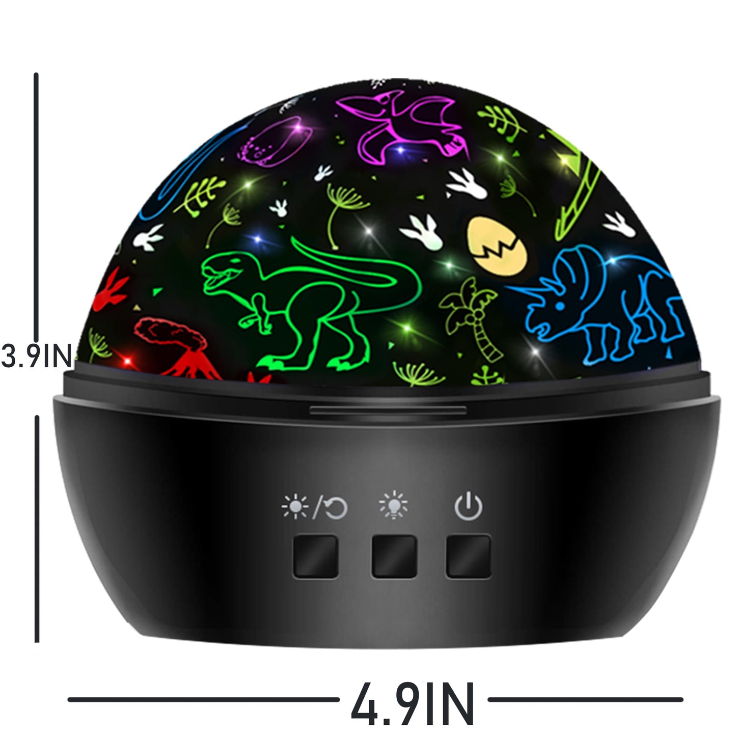 Dinosaur Night Light Toys for 3-8 Year Old Boys,2 in 1 Dino Projection for 2-10 Year Kids,Boys Girls Gifts,Suitable for Chirstmas Xmax Easter Birthday
