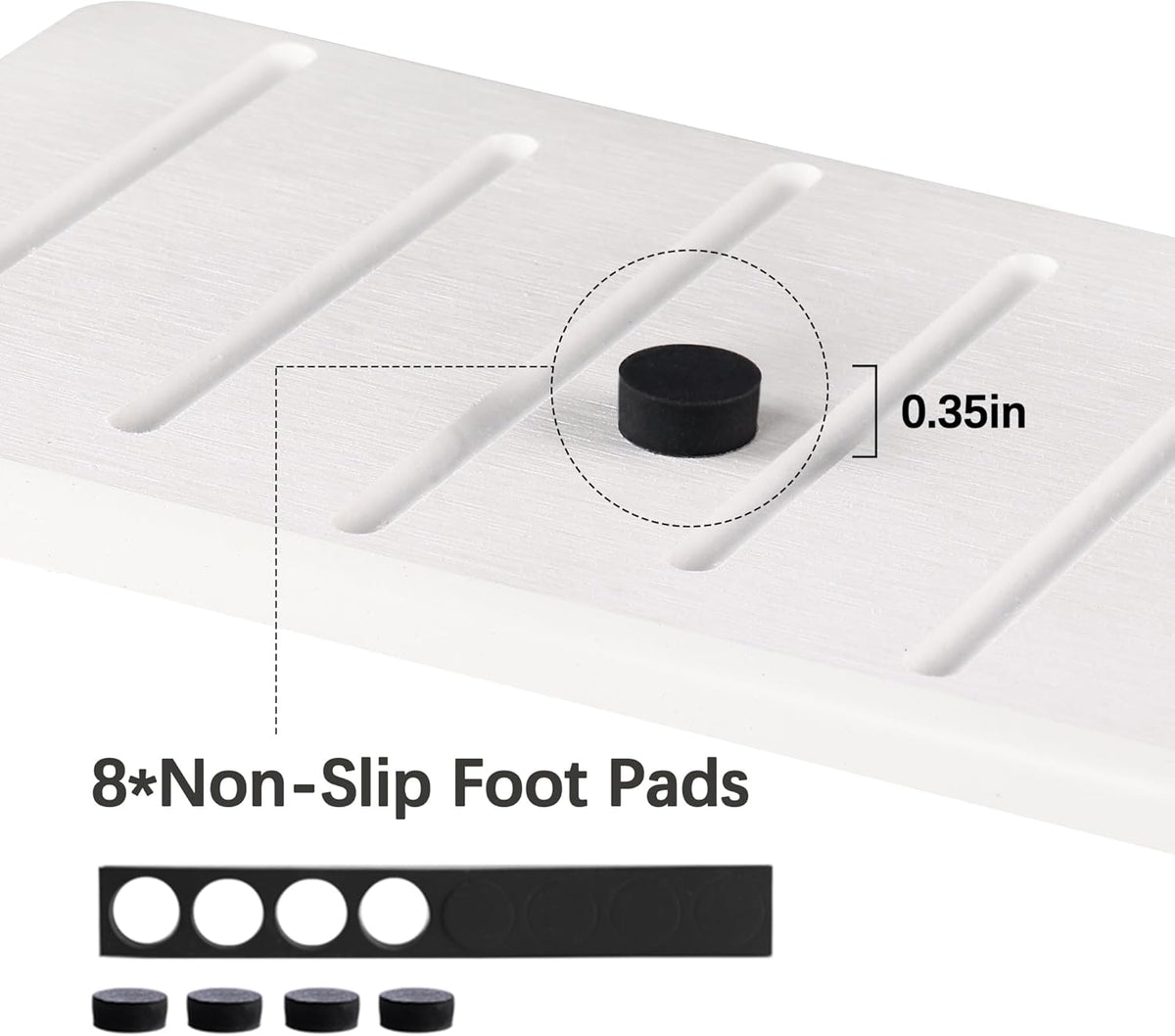 2PCS Water Absorbing Stone Tray for Cosmetics & Hand Soap & Houseplants, 7.87" * 3.94"Diatomite Coaster, Ultra-Absorbent Sink Tray | Fast-Drying Bathroom & Kitchen Organizer