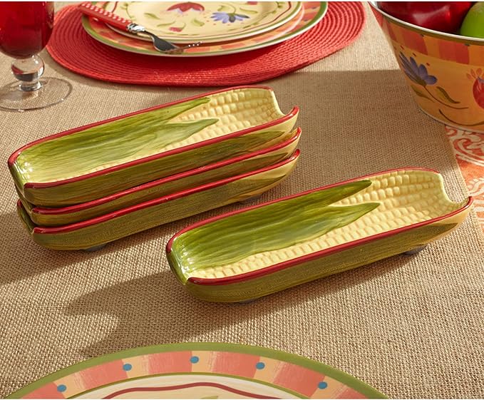 Pfaltzgraff Napoli Corn Dishes, Set of 4, Multicolor