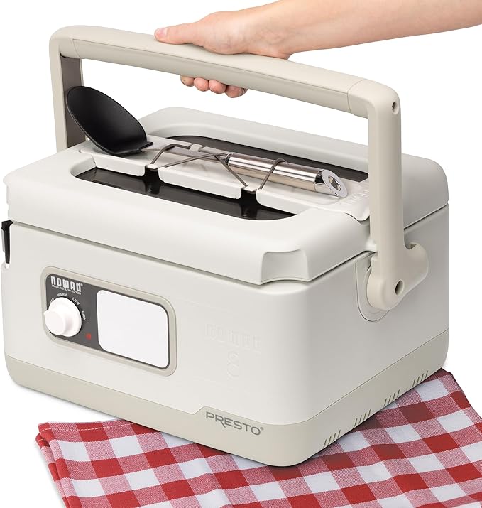 Presto 06030 8-quart Nomad Traveling Slow Cooker, Locking Lid, Dry Erase Board