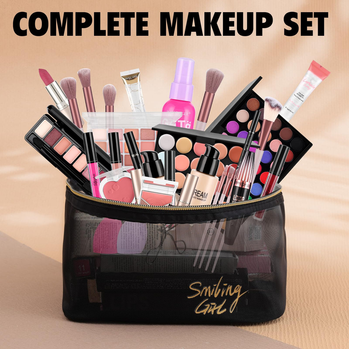 Makeup Kit for Women:Foundation Eyeshadow Palette Makeup Brushe Makeup Set