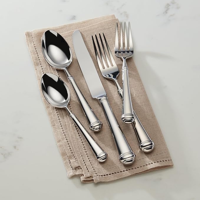 Reed & Barton Allora 5Pc Flatware Place Setting, 5 Piece, Silver