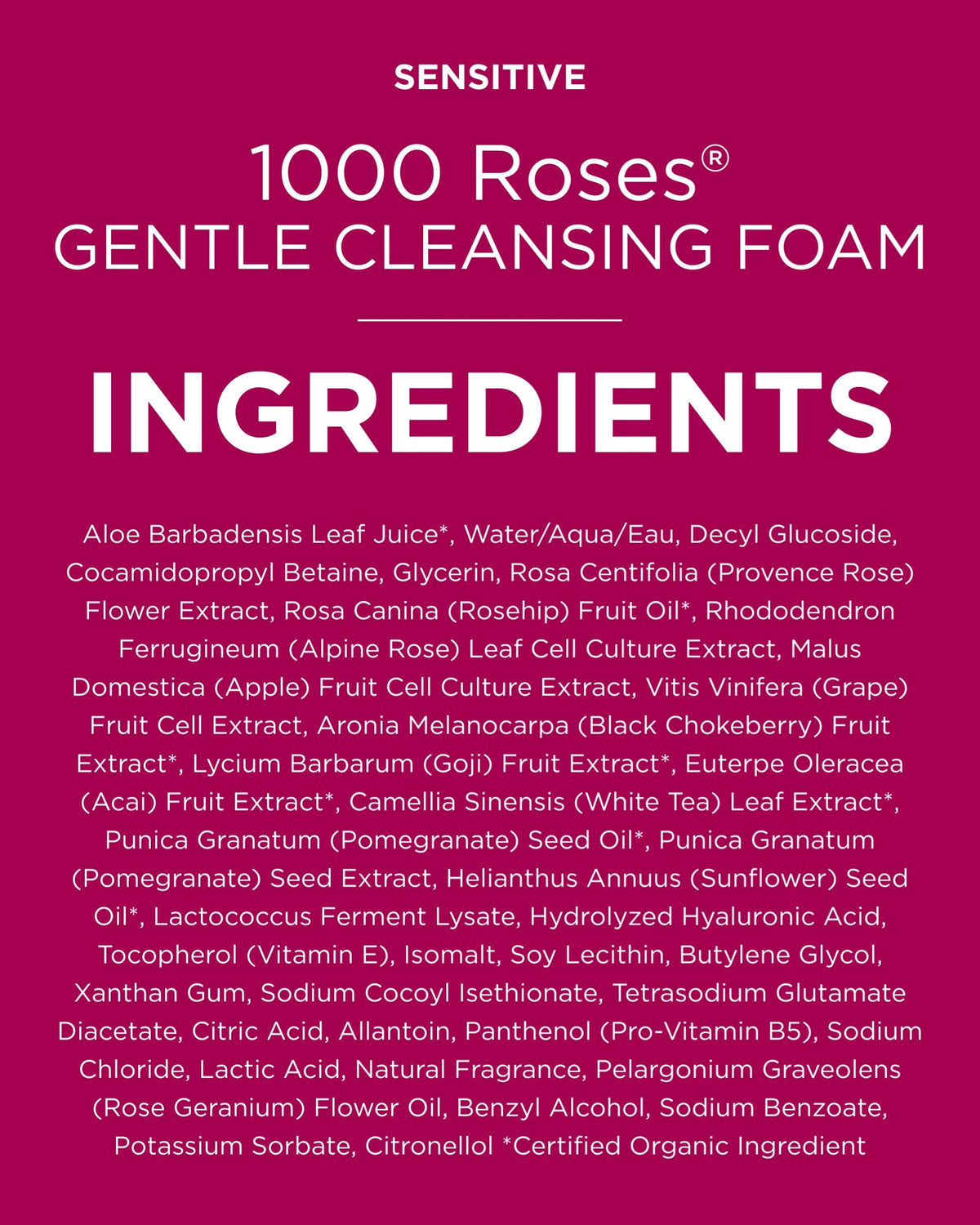 Andalou Naturals 1000 Roses Gentle Cleansing Foam (5.5 fl oz)