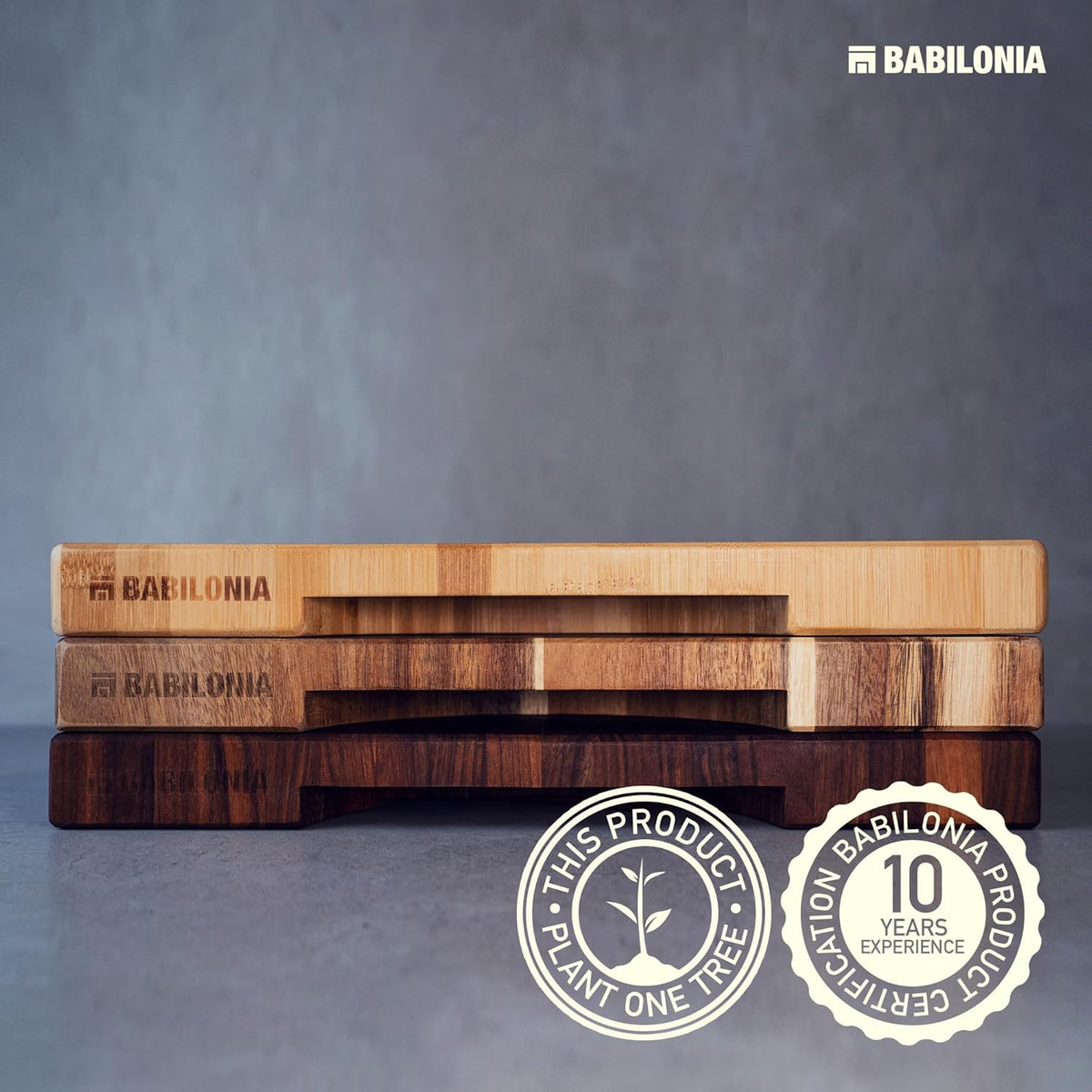 American Black Walnut Cutting Board (ExtraThick 1.7"), Premium Quality & Professional Butcher Block. Heavy Duty End Grain Wood Chopping Board 15.7"L x 10.2"W (Oil bottle & Plate included)