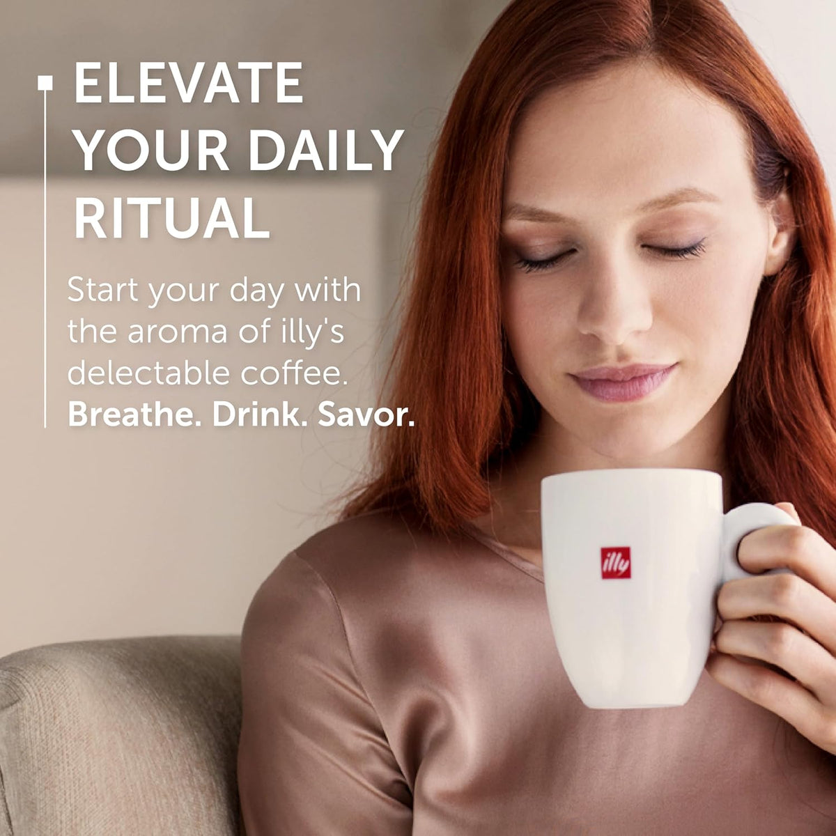 Illy Whole Bean Coffee, Decaffeinated - Medium Roast - Mild & Balanced - 100% Arabica - Whole Beans - Pressurized Packaging Sealed for Freshness - 8.8oz can (Pack of 12)