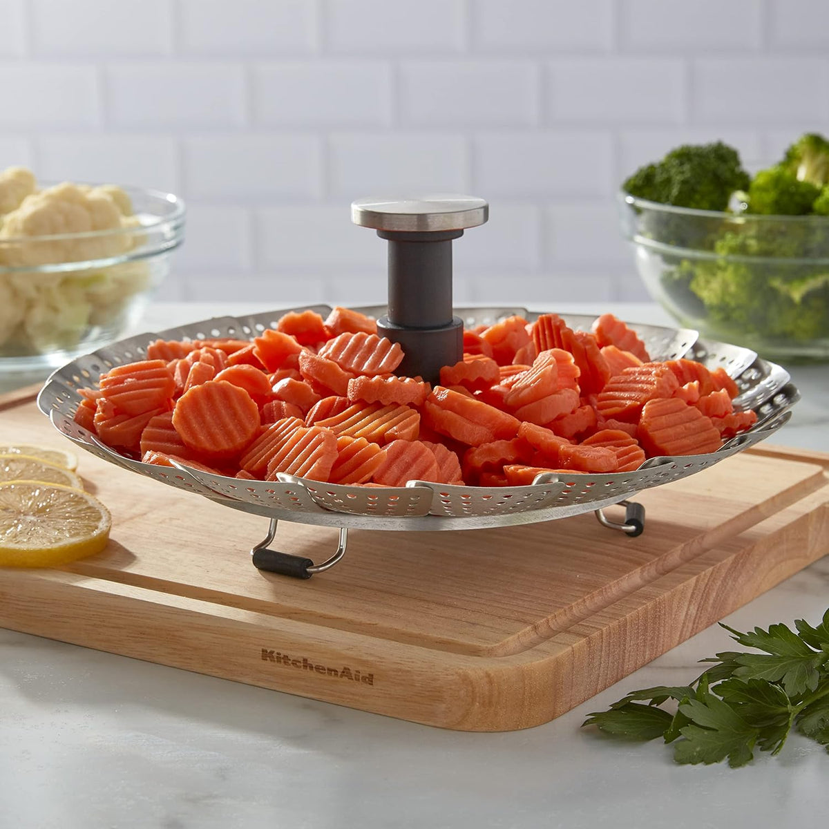 KitchenAid Universal Steamer Basket, 10-Inch, Stainless Steel