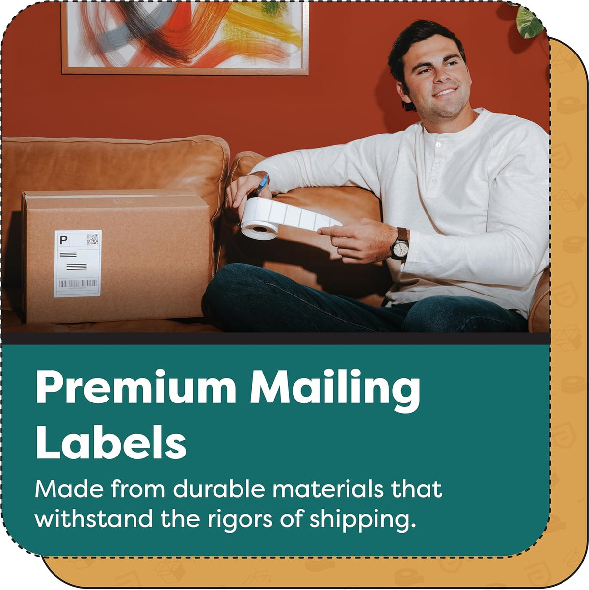 Aegis Adhesives - 1.5" X 1" Square Direct Thermal Multipurpose Labels for QR Codes, Perforated & Compatible with Zebra Desktop Printers - NOT Rollo Compatible (12 Rolls, 1300/Roll)