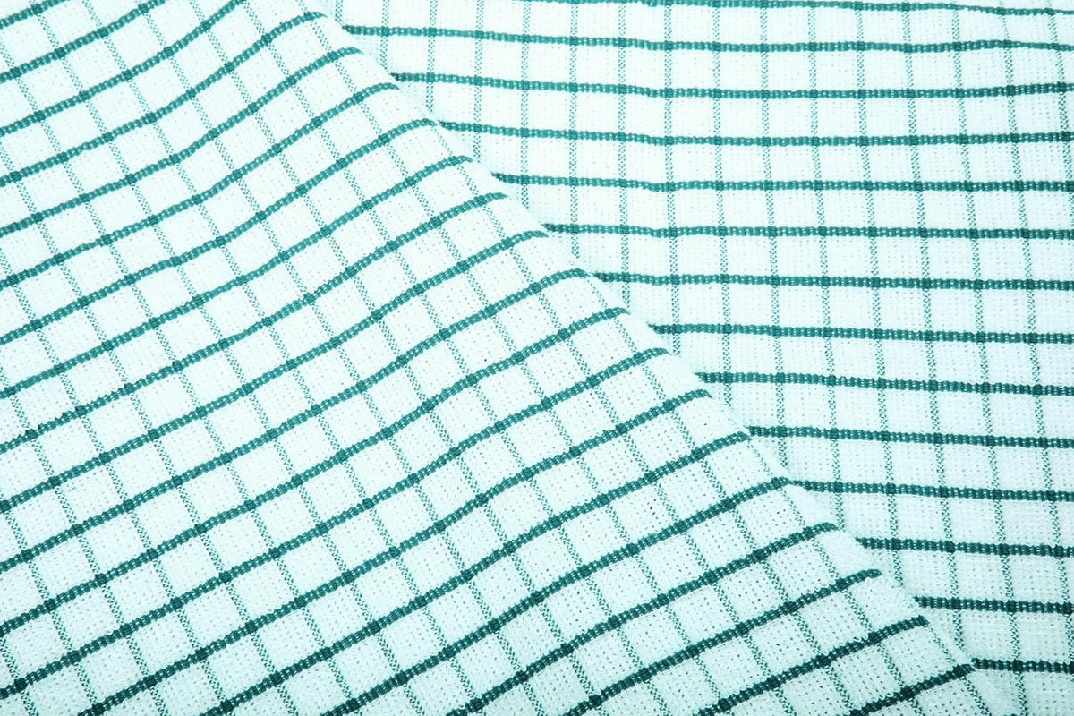 AMOUR INFINI Kitchen Towels Set of 4 - Highly Absorbent, Super Soft Terry Cotton 20x28 Inch Dish Towels with Hanging Loop - Hand & Tea Towels for Cleaning & Drying Dishes (Teal)