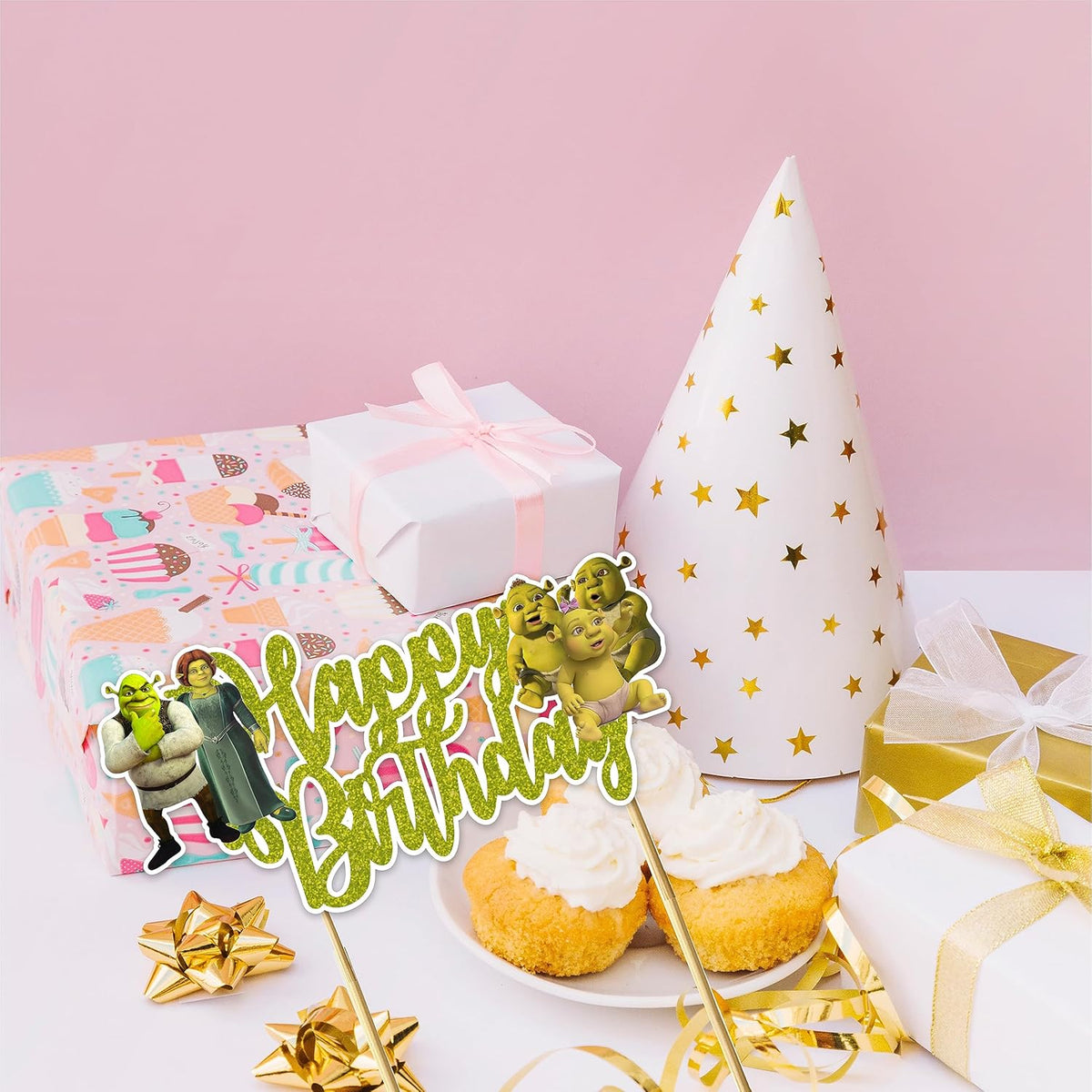 Seyal® Shrk Happy Birthday Cake Topper