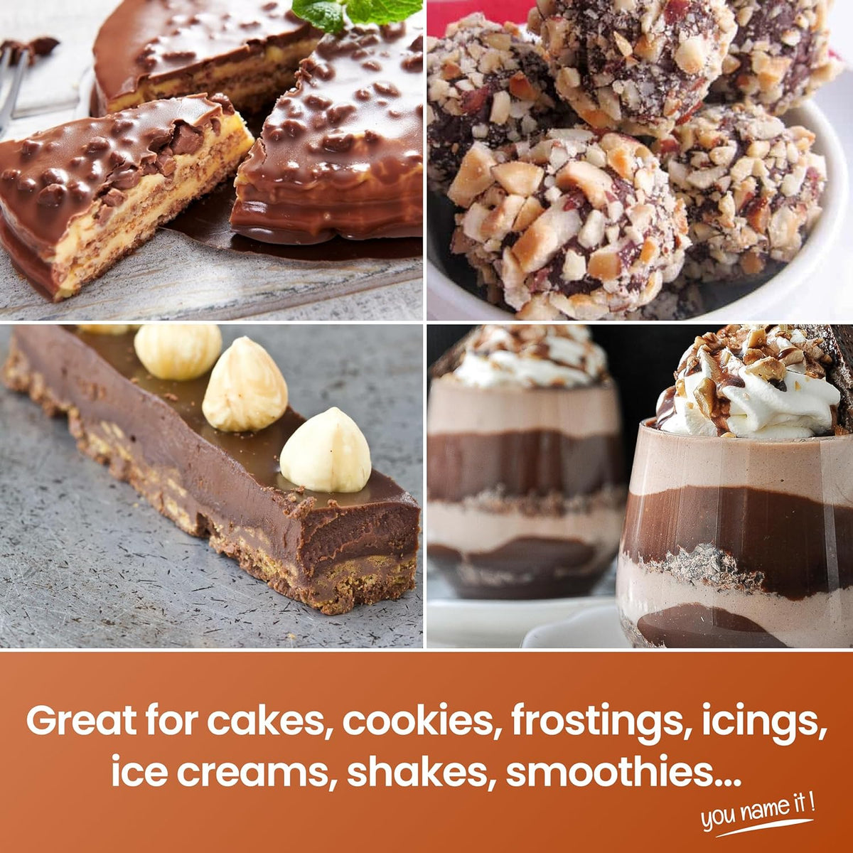 LorAnn Oils Hazelnut Bakery Emulsion: True Essence, Ideal for Boosting Fruit Tones in Cakes, Cookies & Desserts, Gluten-Free, Keto-Friendly, Extract Substitute Essential for Your Kitchen, 4 Oz