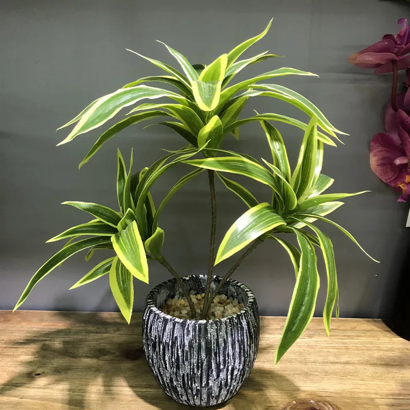 Artificial Monstera Bamboo Plant