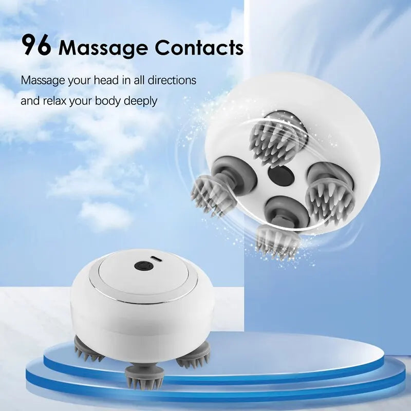 Electric Multi-Claw Head Massager