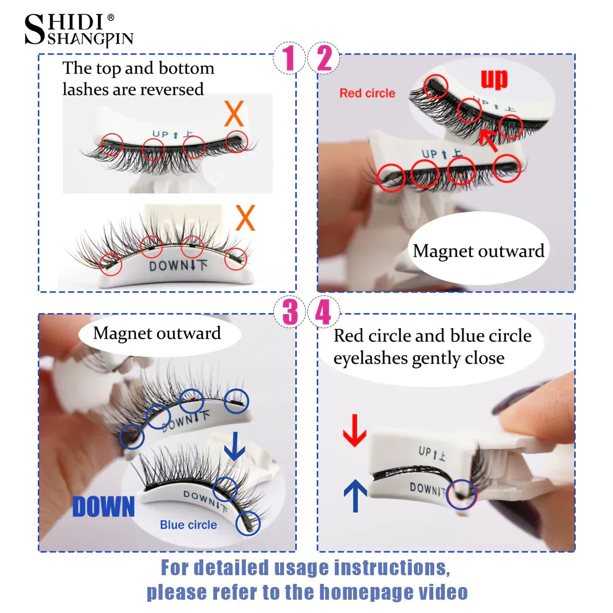 Fluffy Magnetic Eyelash Set