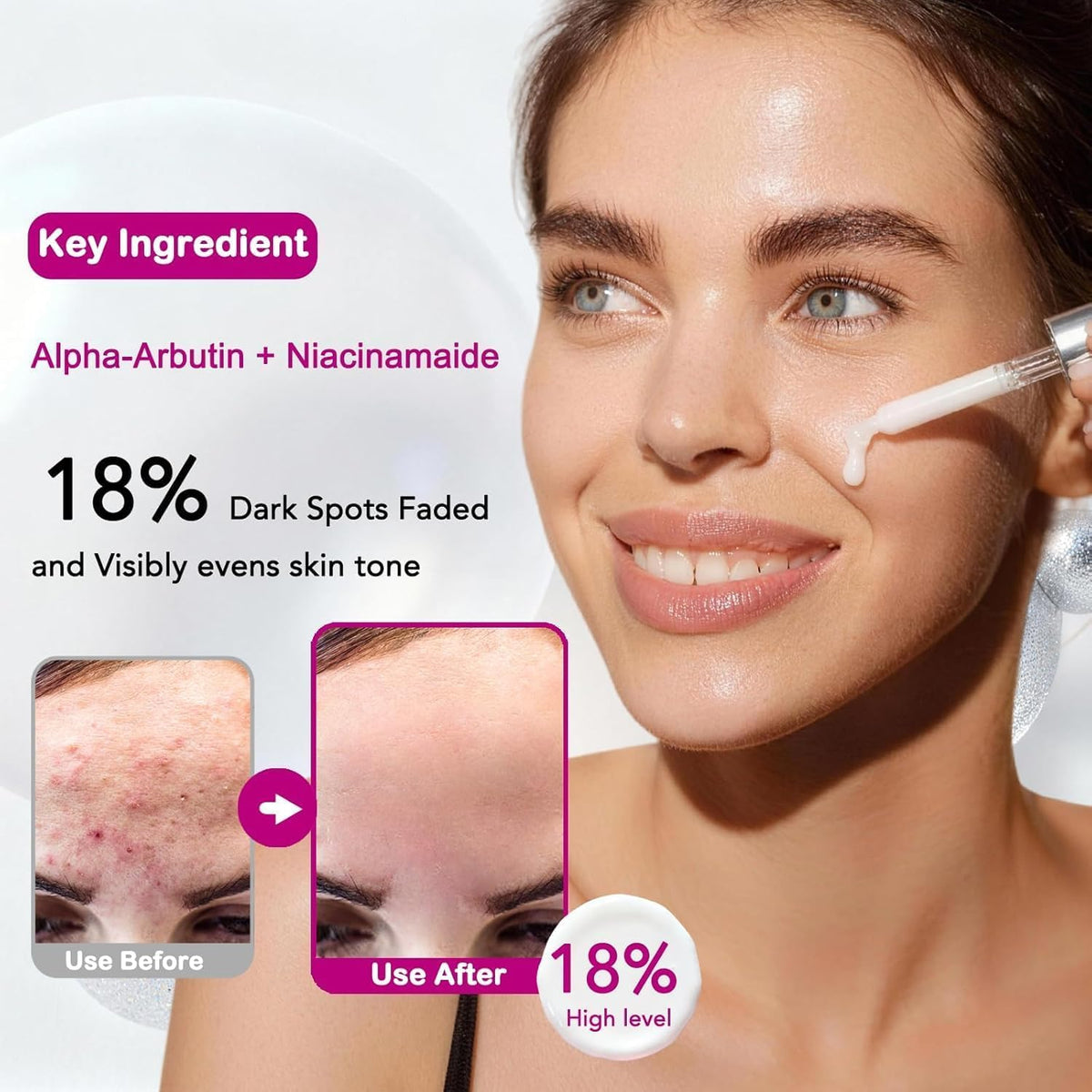 Calcium Daily Skincare Bundle with Calcium Volume Multi Balm Stick, Cream, Serum & Eye Patches for Hydrating, Firming,Smoothing,Collagen Boost & Pore Skin Care,Gift & Travel Essentials for Women Girl