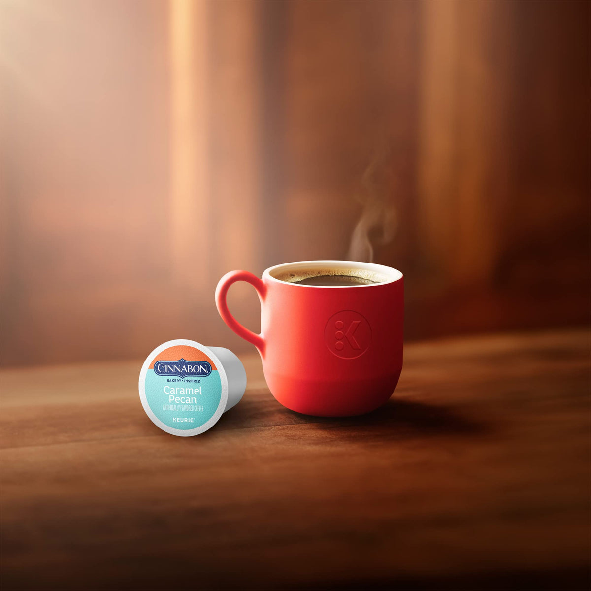CINNABON Caramel Pecan Coffee K-Cup Pods - 96 Count (Keurig Compatible)