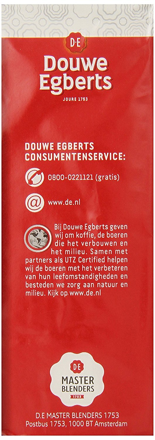 Douwe Egberts Aroma Rood Ground Coffee – 17.64 oz Pack of 2 | Fragrant, Full-Bodied Dutch Roast