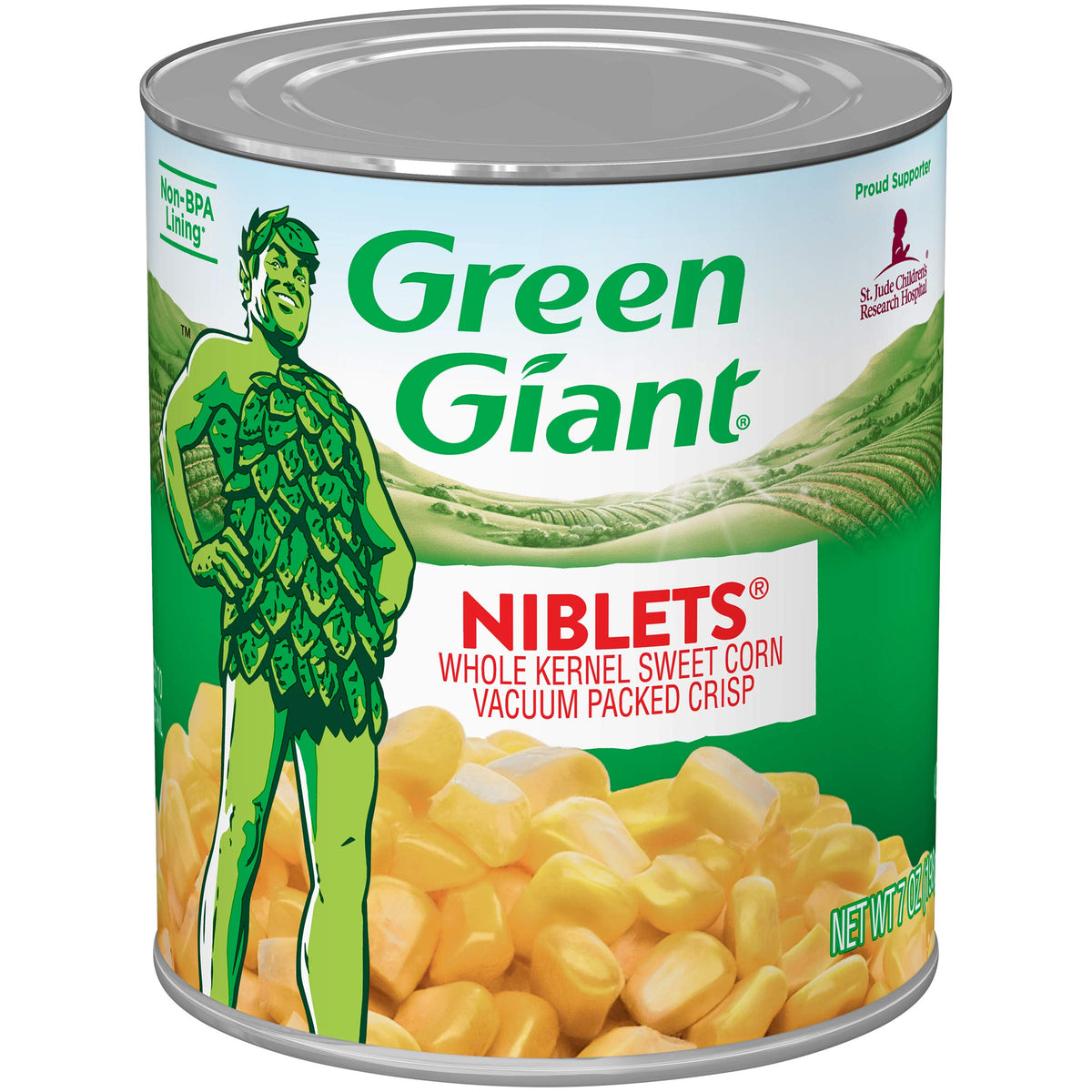 Green Giant Whole Golden Corn Niblets, 7-Oz Can (Pack of 12) – Non-GMO, Fat-Free