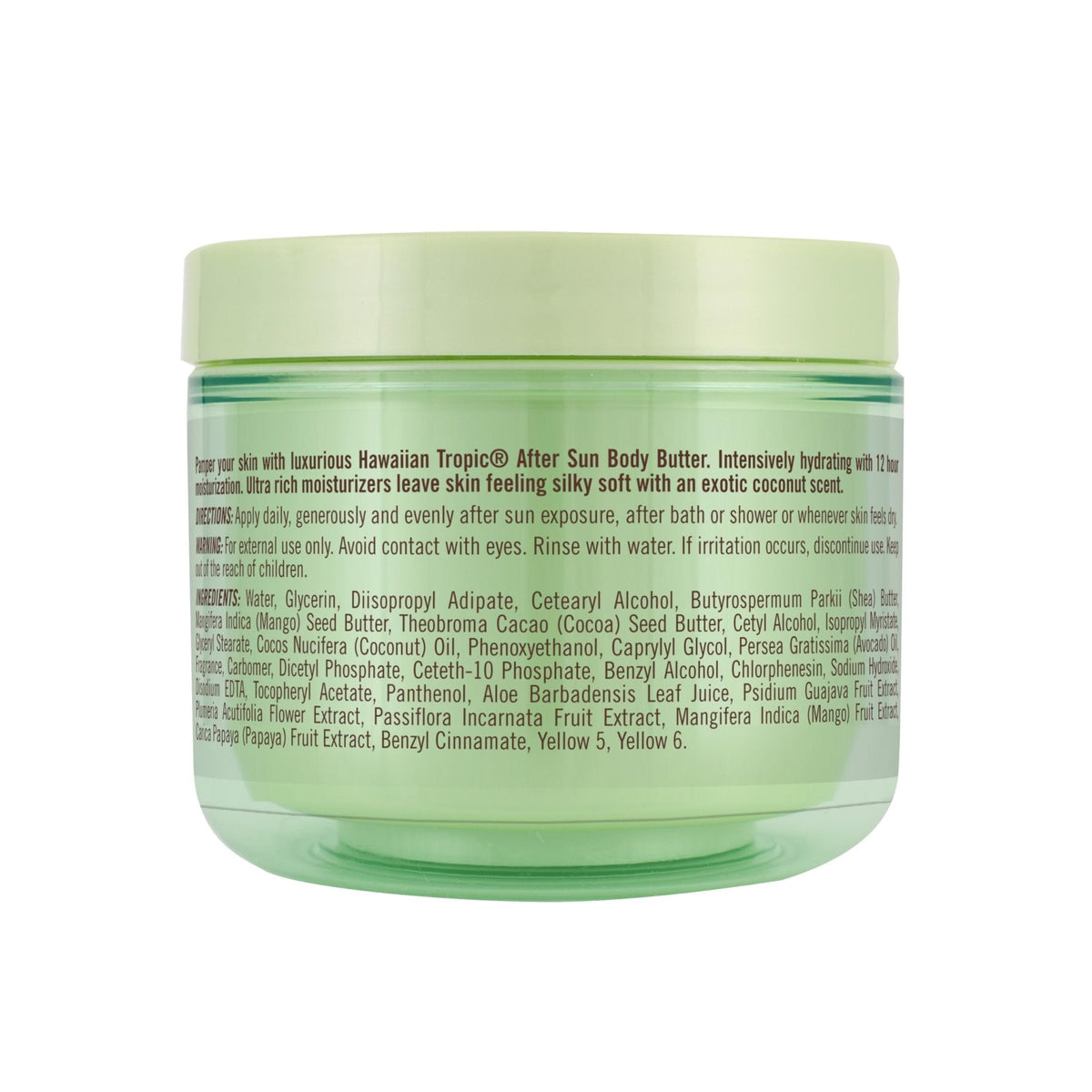 Hawaiian Tropic After Sun Body Butter with Coconut Oil, 8 Oz
