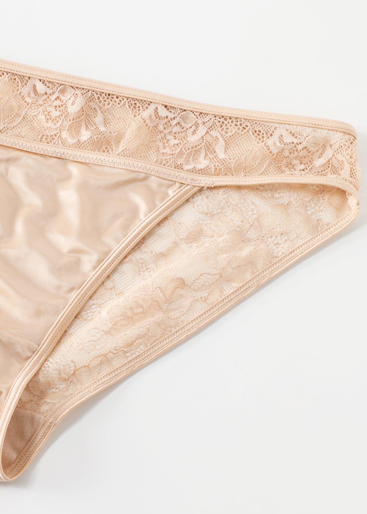 JOLIN Plus Nude Floral Lace Hipster Panties