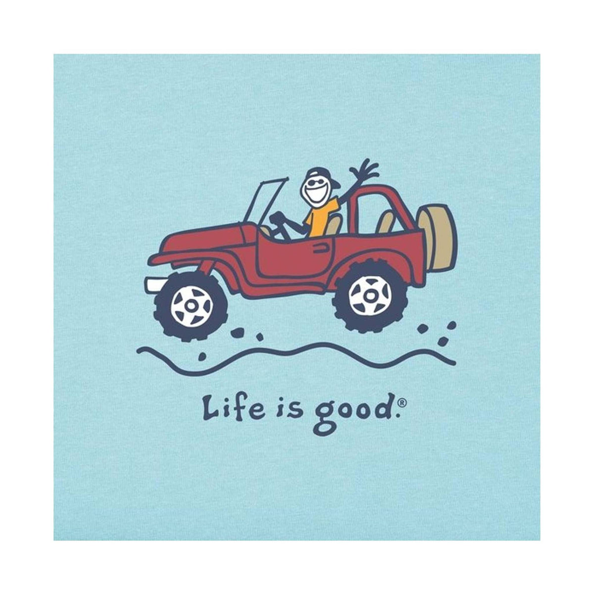 Life Is Good Men's Crusher Offroad - Beach Blue - ONLINE STORE CREDIT/EXCHANGE ONLY