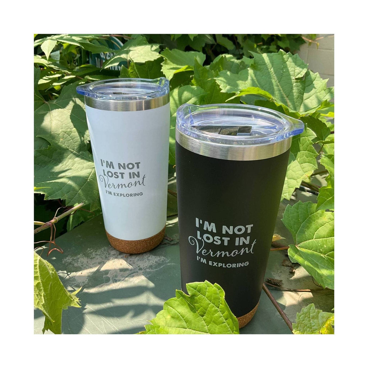 Not Lost in Vermont Tumbler 20 oz - Black