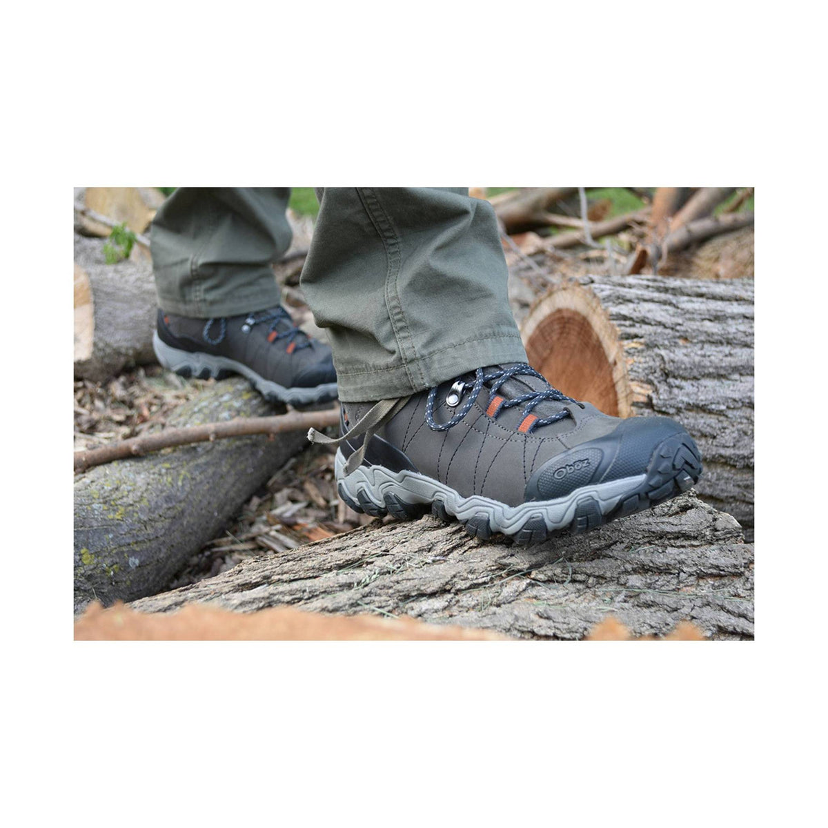 Oboz Men's Bridger Mid Waterproof Hiking Boot - Raven