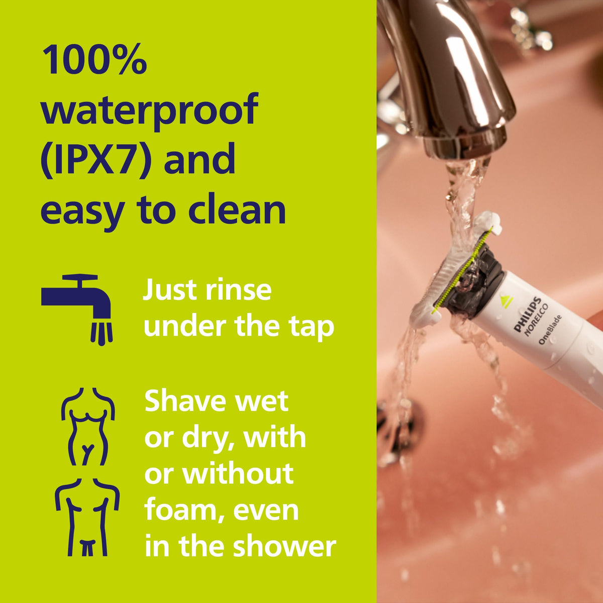 Philips Norelco OneBlade Intimate Trimmer and Shaver with Skin Protection